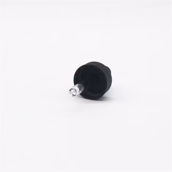 Fourniture directe d'usine 24/400 ensemble de compte-gouttes en plastique à rayures avec compte-gouttes de bouteille d'huile essentielle ensemble de trois pièces compte-gouttes en verre